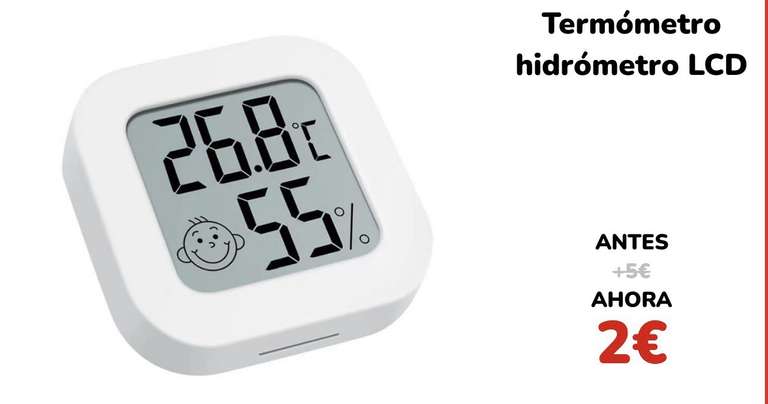 Termómetro hidrómetro LCD