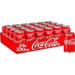 Coca-Cola Sabor Original y Coca-Cola Zero Azúcar refresco de cola Pack de 24*330 ml (Desde España)