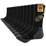 Pack de 6 pares de calcetines deportivos altos, confeccionados con algodón orgánico.
