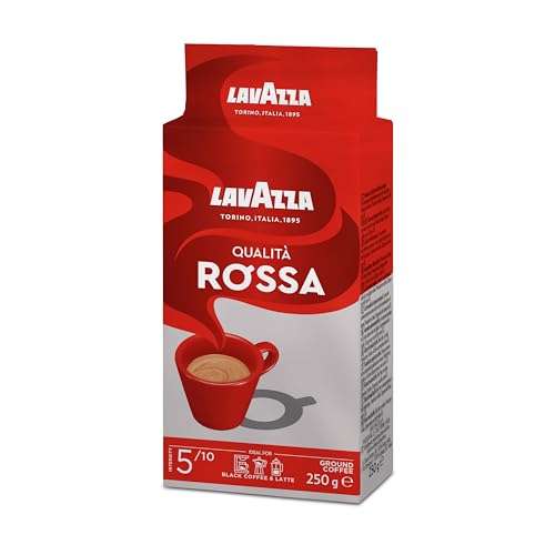 2 x Lavazza Qualità Rossa, Café Molido, 250g [1,945€]