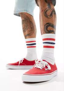Zapatillas VANS Authentic rojas. Precio para usuarios ya registrados 30,49€