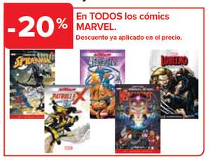 20% en todos los cómics Marvel - Hipermercados Carrefour