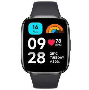 Xiaomi Redmi Watch 3 Active - Reloj Smartwatch, Pantalla 1.83", Batería 12 días, Resistencia al agua 5 ATM, Negro