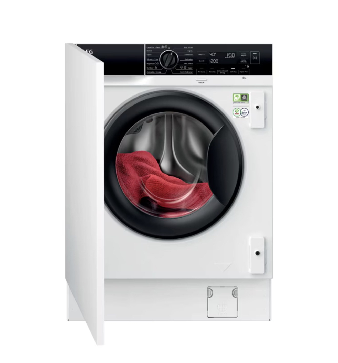 Lavadora integrable Serie 8000 PowerCare de 8.0 kg
