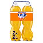 2x Fanta Naranja, Zero Azúcares Añadidos. 2 Packs de 2 botellas de 2L. Total 8L. [0'62€/L - 1'25€/botella].