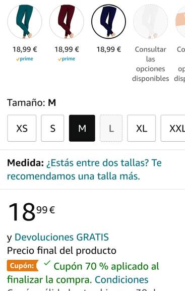 Pantalones,elásticos leggings (3 colores, todas las tallas) 70% »  Chollometro