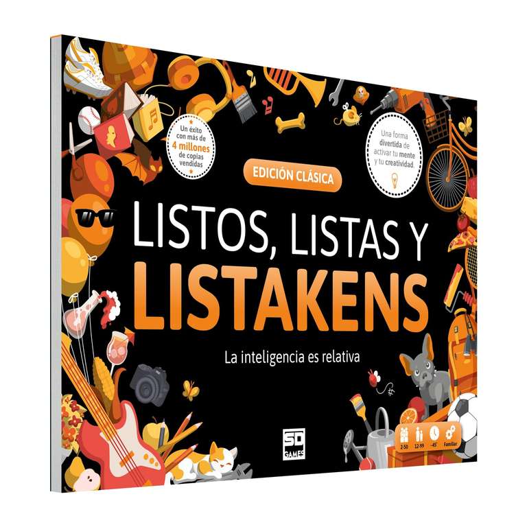 SD GAMES Juego De Mesa Listos Listas Y Listakens Edición Clásica.