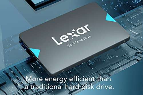 Lexar NQ100 2.5" SATA III (6 Gb/s) 480 GB SSD, Hasta 550 MB/s de Lectura