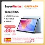 Teclast-Tableta P20S de 10,1 pulgadas, Android 12 (desde España)
