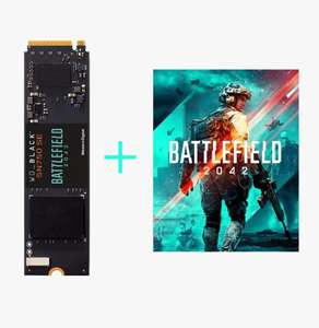 WD_BLACK SN750 NVMe SSD + Battlefield 2042 PC Game Code 500GB, 1TB 86,99€