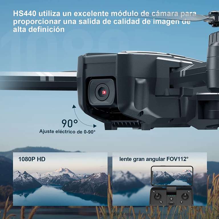 Drone 1080 p + 2 baterías Holy Stone HS440