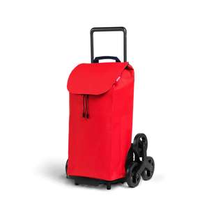 Carro de la compra Gimi Tris Urban Rojo con 6 ruedas y bolsa impermeable