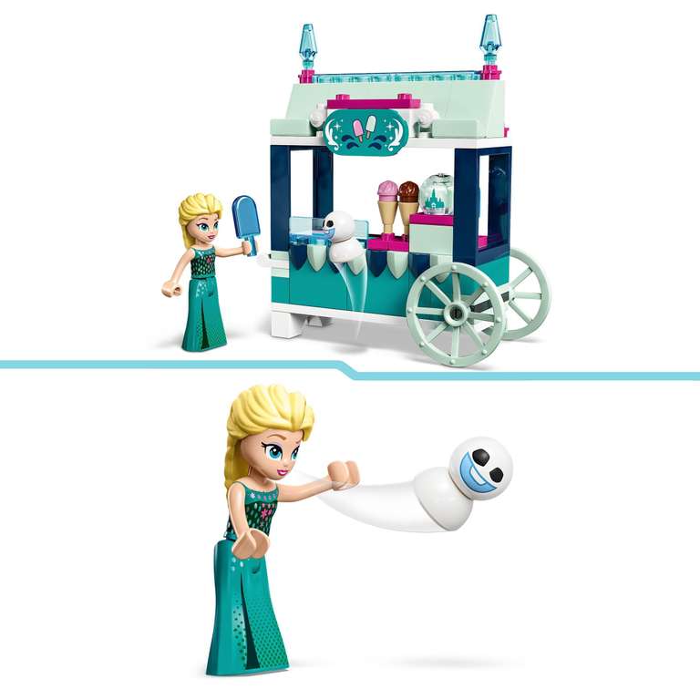 LEGO | Disney Frozen Delicias Heladas de Elsa, Carrito de Helados de Juguete