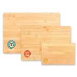 Juego de 3 tablas de cortar MasterChef de bambú