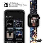 Star Wars – Correa con Licencia oficial, compatible con Apple Watch 38/40/41 mm y 42/44/45 mm, Válido para Samsung de 22mm