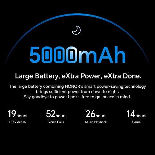 HONOR 70 Lite 5G, Smartphone con Pantalla FullView de 6,5" 90 Hz, Triple cámara de 50 MP, Gran Batería de 5000 mAh, Turbo RAM 4+3GB, 128GB