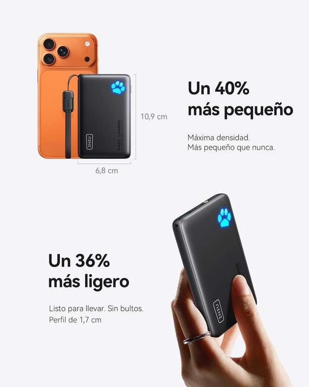 Power banks rojos carga rápida - Acabado Premium Garantizado