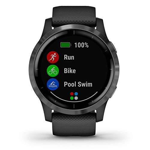 Garmin Vivoactive 4 - Reloj Inteligente con GPS y Funciones de Control de la Salud Reacondicionado