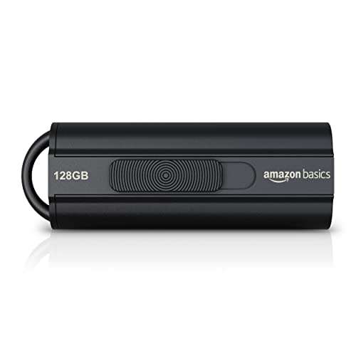 Amazon Basics - Memoria Flash USB 3.1 de 128 GB, velocidad de lectura de hasta 130 MB/s