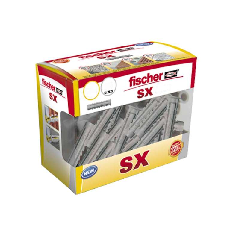 Fischer - Tacos pared para hormigón SX 4x20, Caja tacos 180 uds