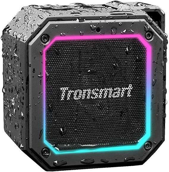 Tronsmart Groove 2 Altavoz Bluetooth, Altavoces Inalámbrico con Luces Led, Waterproof IPX7, 18 Horas de Reproducción