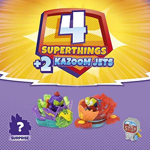 Varios Pack de 4 Superthings (Incluye 3 Superthings y 1 capitán Plateado) A mitad de precio