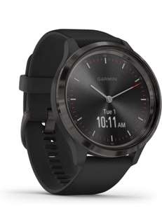 Garmin vívomove 3, Smartwatch híbrido con pantalla oculta, 44 mm Negro