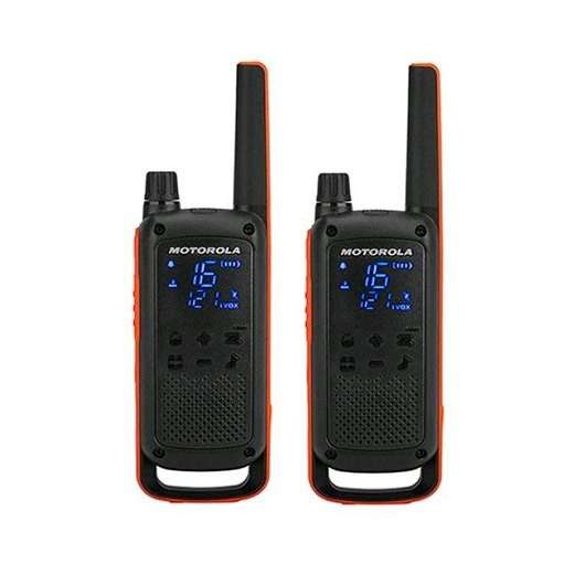 Motorola Talkabout T82 two-way radios 16 canales 446 - 446.2 MHz Negro, Naranja