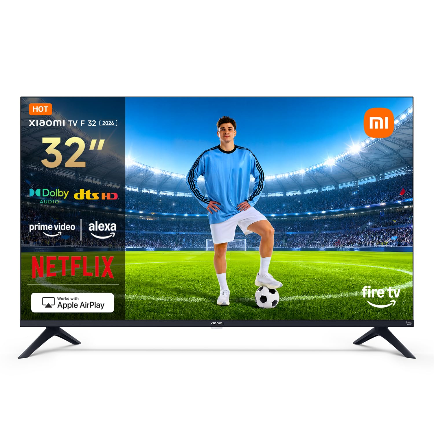 Televisión Smart TV Xiaomi F 32" HD (Fire TV, Alexa, AirPlay) ¡Estado "Como Nuevo" con 10% Extra!
