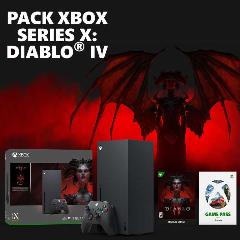 Pack Xbox Series X – Diablo IV o Forza Horizon 5 (Microsoft, Saldo)