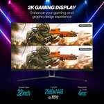 LC-Power Gaming Monitor 32” 1440p 165hz VA HDR400