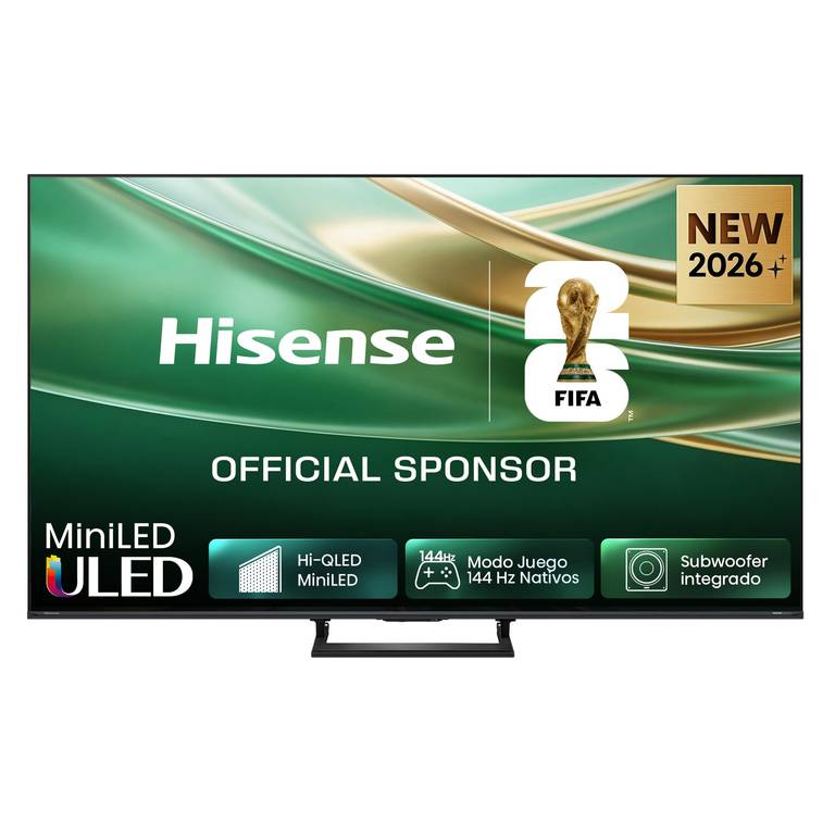 Hisense 75E8S MiniLED Smart TV 75″ Hi-QLED MiniLED 144 Hz Nativos Subwoofer Integrado, Hi-View AI Engine, Total HDR Solution, Filmmaker Mode