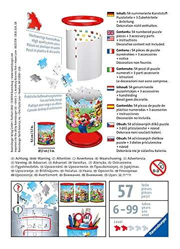 Ravensburger - 3D Puzzle Portalápices Super Mario