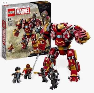 LEGO Marvel 76247 Hulkbuster Batalla de Wakanda; meca y minifiguras; regalo para niños a partir de 8 años (385 piezas)