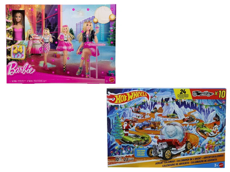 Calendario de Adviento Barbie / Hot Wheels