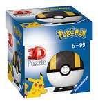 Ravesburger 3D Puzzle, Pokémon Hyperball negra, 54 Piezas