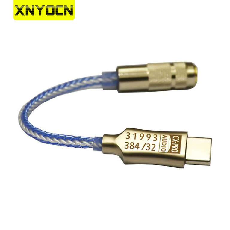 Adaptador Jack USB-C CX-Pro cx31993 32/384kHz