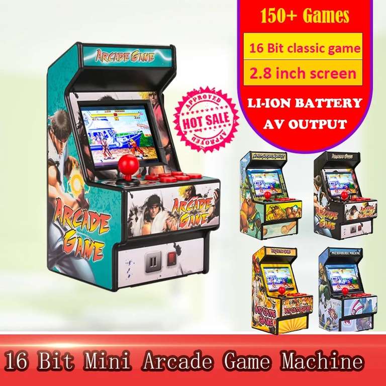 Mini consola Arcade con mas de 150 juegos clásicos Retro integrados para SEGA (CHOICE)