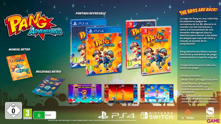 Pang Adventures Buster Edition (PS4, Switch, Digital a 2.49€)