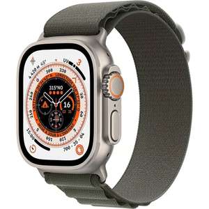 Apple Watch (Ultra) 2022 GPS + Cellular 49 mm - Titanio Gris - Correa Loop Alpine Verde (calidad Excelente)