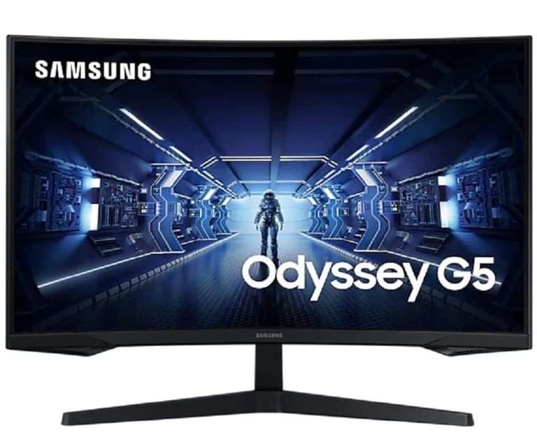 Samsung G33T Monitor Gaming Odyssey 27", Full HD 1920 x 1080,144 Hz, 1 ms, Freesync Premium, 1 Display Port, 1 HDMI, Eye Saver Mode