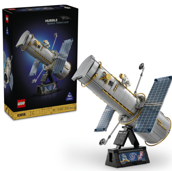 Set LEGO Icons Telescopio Espacial Hubble 11382 (+18 anos, maqueta para adultos, cupon 40% devuelto = 41,60E, oferta Carrefour Online)