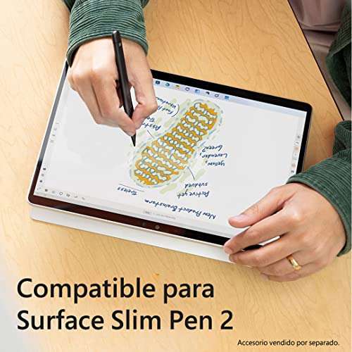Microsoft Surface Pro 9 - (Intel Core EVO i7-1255U, 16GB RAM, 256GB SSD con Iris Xe graphics y Windows 11), Plata [TAMBIÉN MM]