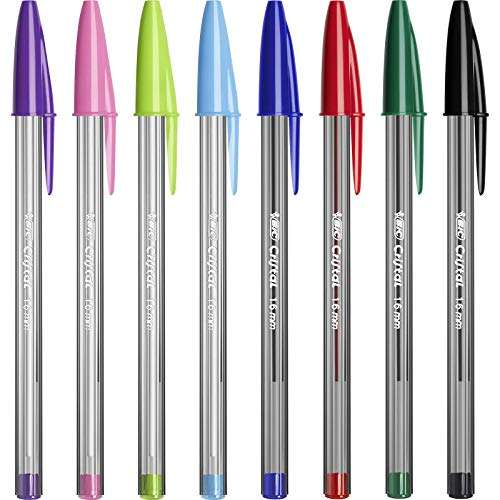 27 bolígrafos multicolores Bic