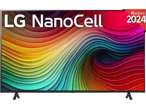 TV LED 55" - LG 55NANO82T6B, UHD 4K, Procesador Inteligente 4K α5 Gen7, Smart TV, DVB-T2 (H.265), Negro