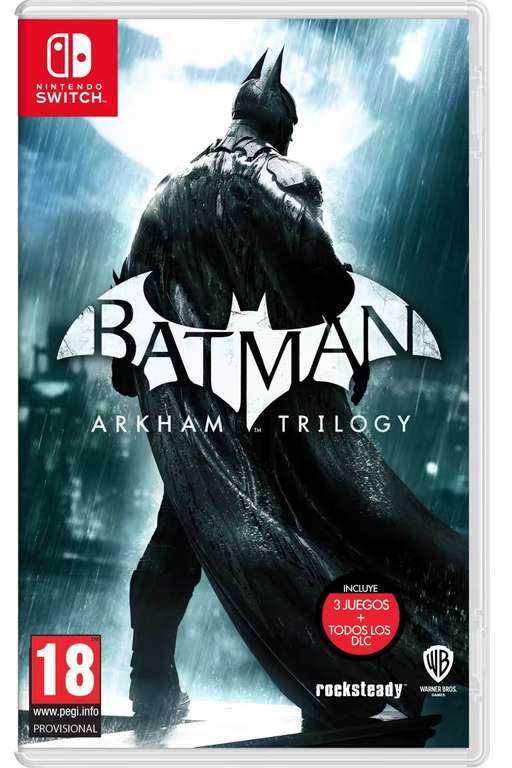 [Preventa] Batman Arkham Trilogy Standard Switch [Fecha de lanzamiento 13/10/2023]