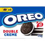 Oreo Doble Crema, Galletas de Chocolate Rellenas de Doble Crema Sabor Vainilla