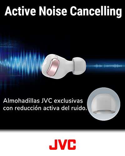 Auriculares Inalámbricos JVC con cancelación de Ruido Compact True Wireless (oferta flash)