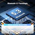 UGREEN Receptor Bluetooth 5.3 Adaptador Aux Audio con Micrófono Incorporado, A2DP Estéreo, Llamadas Manos Libres, Jack 3.5mm para Coche