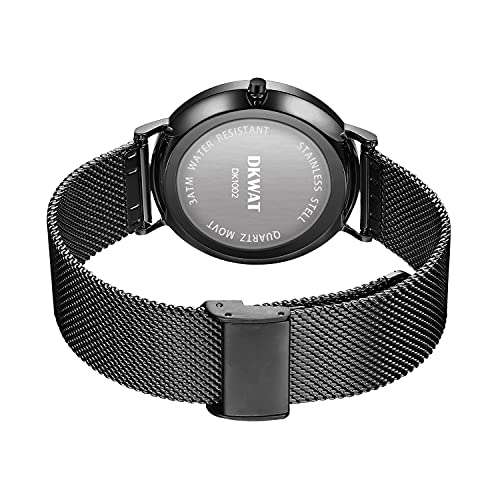 DKWAT Relojes Hombre Analogicos Ultra Fino, Impermeable y Cronógrafo ( 3 colores )